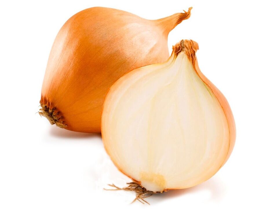 Zwiebel zur Beseitigung von Parasiten
